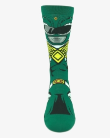 Power Rangers Green Ranger 360 Socks   Class - Sock, HD Png Download, Transparent PNG