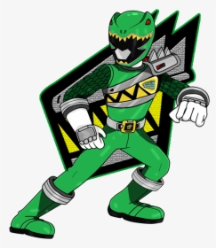Transparent Power Ranger Clipart - Green Dino Charger Power Ranger, HD Png Download, Transparent PNG