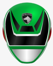 Spd Green Ranger Helmet, HD Png Download, Transparent PNG
