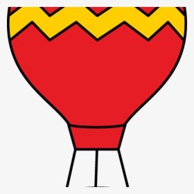 Hot Air Balloon Clip Art Hot Air Balloon Clipart - Red Hot Air Balloon Clipart, HD Png Download, Transparent PNG