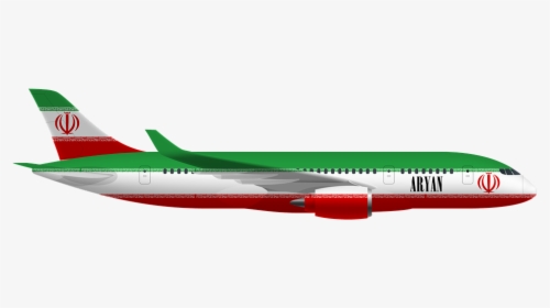 Aircraft, Passenger Plane, Iran, Tajikistan - Model Aircraft, HD Png Download, Transparent PNG