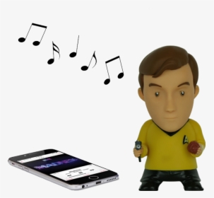 Captain Kirk Bluetooth® Figure Speaker With Sound Effects - Loudspeaker, HD Png Download, Transparent PNG