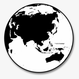 Asia & Australia - Asia Pacific On Globe, HD Png Download, Transparent PNG