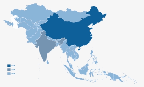 Map Of Asia Transparent Background, HD Png Download, Transparent PNG