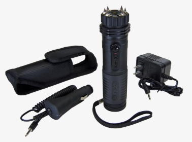 Stun Gun Flashlight With Spikes, HD Png Download, Transparent PNG