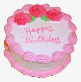 Pink Birthday Cake , Png Download - Happy Birthday Cake Pink, Transparent Png, Transparent PNG