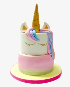 Unicorn Cake With Fondant Hair, HD Png Download, Transparent PNG