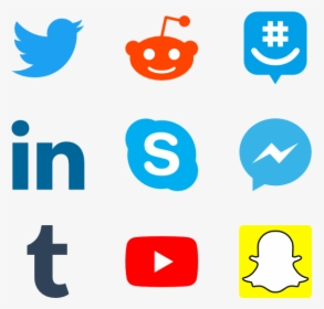 Blue Phone Icon Png - Facebook Instagram Snapchat Youtube, Transparent Png, Transparent PNG