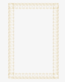 Decorative Gold Frame Border Png Transparent Image - Paper, Png Download, Transparent PNG