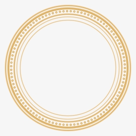Frame Clip Art Gallery - Gold Circle Frame Png, Transparent Png, Transparent PNG