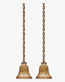 Bells Chains Isolated Free Photo - Transparent Temple Bell Png, Png Download, Transparent PNG