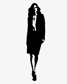 Girl Clipart Walking - Professional Woman Silhouette Business Woman, HD Png Download, Transparent PNG