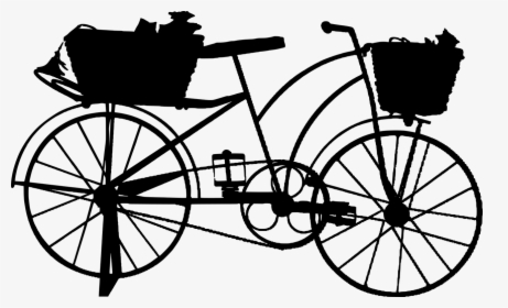 Bike Cycling Free Graphic On Pixabay Drive - Bicycle With Basket Png, Transparent Png, Transparent PNG