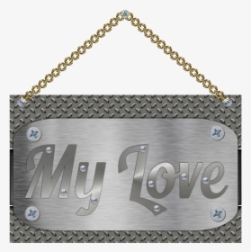 Love, Iron, Chain, Flat, Design, Creative, Screw, Bolt - Chain, HD Png Download, Transparent PNG