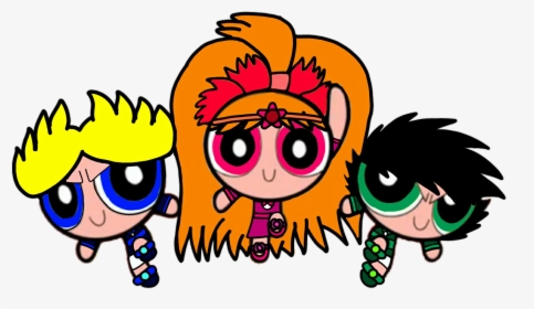 The Punkyright Kids - Powerpuff Girls Ending Hearts, HD Png Download, Transparent PNG