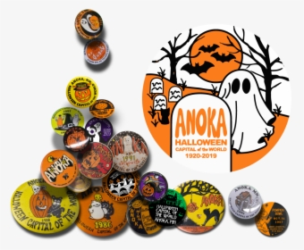 Anoka Halloween Past Year Buttons, HD Png Download, Transparent PNG