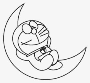 Drawing Cartoon Of Doraemon, HD Png Download, Transparent PNG