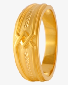 22kt Yellow Gold Ring For Men - New Model Gold Ring For Men, HD Png Download, Transparent PNG