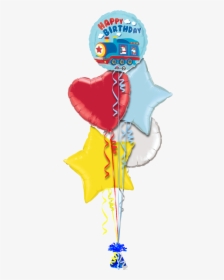 Birthday Train Birthday Balloon - Peppa Pig Balloons Png, Transparent Png, Transparent PNG