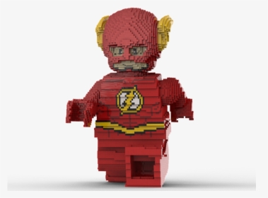 Lego Flash Statue Building Instruction - Lego, HD Png Download, Transparent PNG