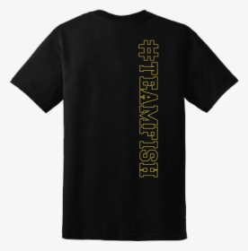 Teamfish Bowling T-shirt Gold Logo Back, HD Png Download, Transparent PNG