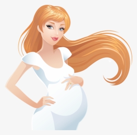 Pregnant Mother Clipart - Mom Pregnant Clipart, HD Png Download, Transparent PNG