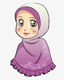 Mother Clipart Islamic - Muslim Girl Cartoon Icon, HD Png Download, Transparent PNG