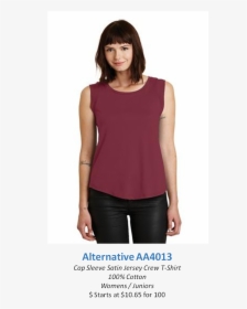 Alternative Aa4013 - No Sleeve Ladies Tops, HD Png Download, Transparent PNG