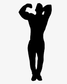 Muscle Silhouette Png, Transparent Png, Transparent PNG