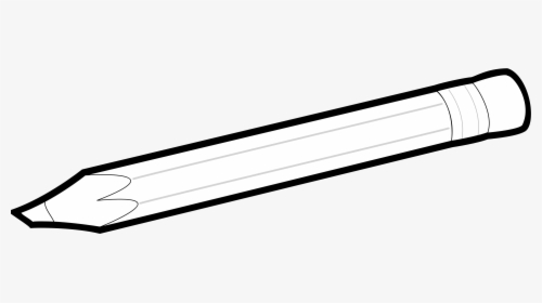 Black And White Pencil Clip Arts - Pencil Black And Wight, HD Png Download, Transparent PNG