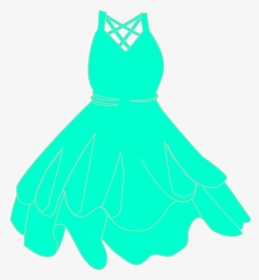 Boy And Girl Dress Clipart , Png Download - Clipart Blue Dress, Transparent Png, Transparent PNG