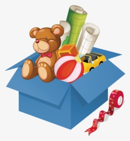 Toy Box Stock Photography Illustration - Toys Box Vector, HD Png Download, Transparent PNG