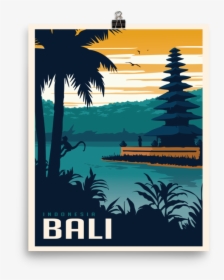 Bali Indonesia - Bali - Old Travel Posters Indonesia, HD Png Download, Transparent PNG