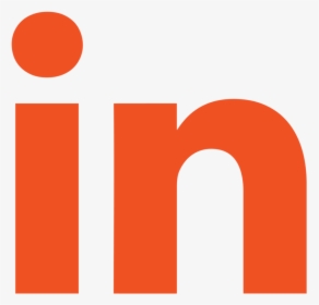 Linkedin Icon Orange - Linkedin Logo Orange Png, Transparent Png, Transparent PNG