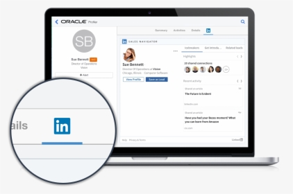 Information From Linkedin Sales Navigator Is Easy Accessible - Social Media, HD Png Download, Transparent PNG