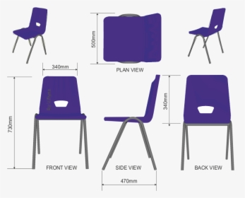 Robin Day Chair Dimensions, HD Png Download, Transparent PNG
