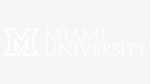 Miami University Logo - Miami University Logo Black And White, HD Png Download, Transparent PNG
