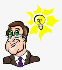 Thought Idea Clip Art - Smart People Cartoon, HD Png Download , Transparent  Png Image - PNGitem