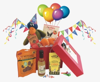 Petshop Postie Birthday Gift Box - Transparent Flag Banner Clipart, HD Png Download, Transparent PNG