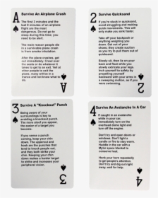 Survival Tips Playing Cards   Class Lazyload Lazyload - Survival Frog Cards, HD Png Download, Transparent PNG