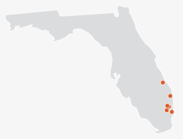 Picture - White Florida Outline, HD Png Download, Transparent PNG