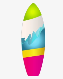 Surf-board - Transparent Surfboard Clipart Palm, HD Png Download, Transparent PNG