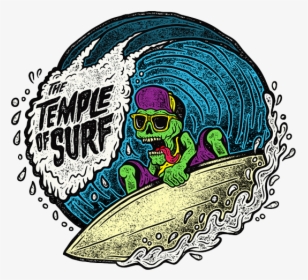 Surf Surfing Fremantle Skull Club Football Illustration - Surf Illustration, HD Png Download, Transparent PNG