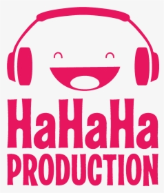 Pink,text,font,logo,clip Art,smile,graphics - Hahaha Production Png, Transparent Png, Transparent PNG