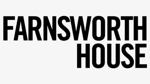 Farnsworth House - Black-and-white, HD Png Download, Transparent PNG