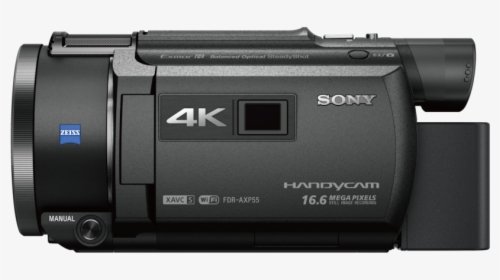 Sony Handycam Fdr Ax53, HD Png Download, Transparent PNG