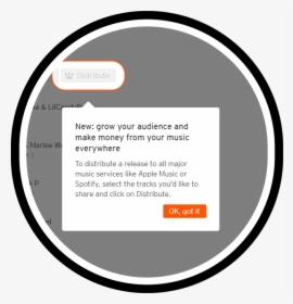 Soundcloud Monetization - Circle, HD Png Download, Transparent PNG