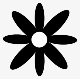 Common Daisy Flower Silhouette Clip Art - Daisy Flower Silhouette, HD Png Download, Transparent PNG