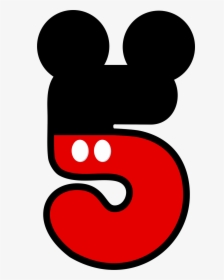 Mickey Mouse Numbers Clipart, HD Png Download, Transparent PNG