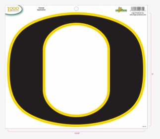 Oregon Outline Png - University Of Oregon O Logo, Transparent Png, Transparent PNG